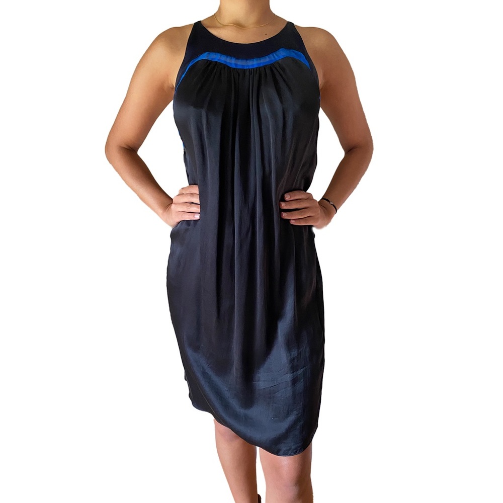 Black Silk Party Dress